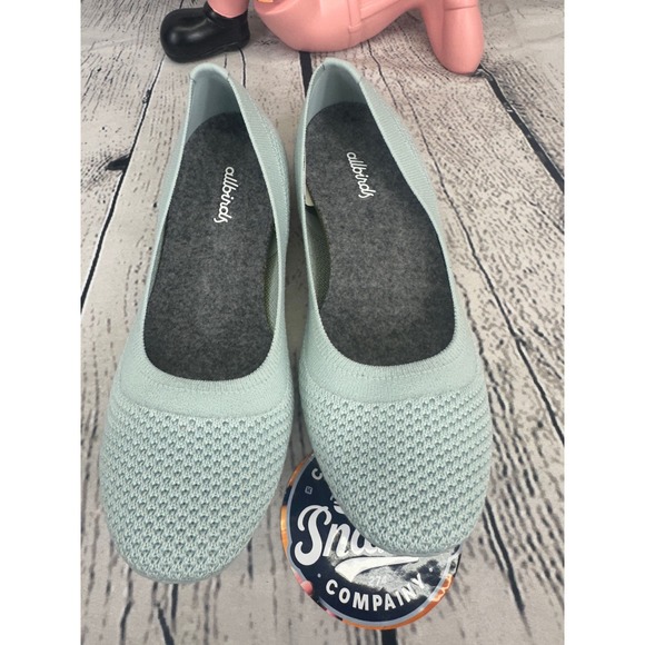 Allbirds Tree Breezers Womens 5.5 Mint Green Slip On Ballet Casual Flats NEW - Picture 6 of 8